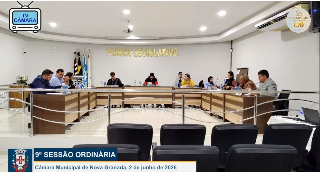 Câmara Municipal realiza a 9ª Sessão Ordinária de 2026